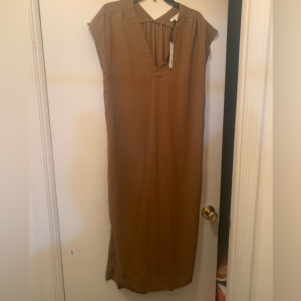 ⭐️Prologue Sleeveless Midi Dress Brown S NWT